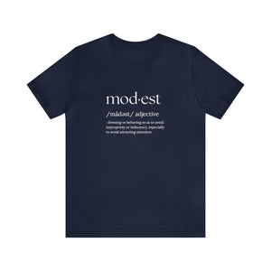 Graphic T-Shirt, Modest Shirt, Modest Definition Tee, Modest Clothing, Modest Fashion, Short Sleeve Tee