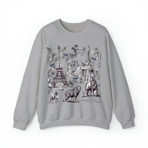 Toile De Jouy Crewneck Sweatshirt