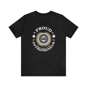 Proud work from home Entrepreneur - Business Owner Short Sleeve Tee