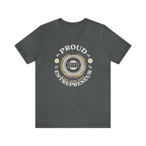 Proud work from home Entrepreneur - Business Owner Short Sleeve Tee