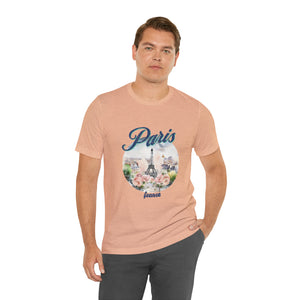 PARIS, France Short Sleeve Unisex Tee