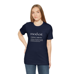 Graphic T-Shirt, Modest Shirt, Modest Definition Tee, Modest Clothing, Modest Fashion, Short Sleeve Tee