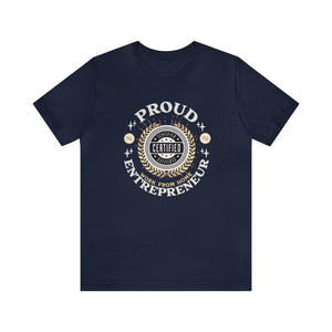 Proud work from home Entrepreneur - Business Owner Short Sleeve Tee